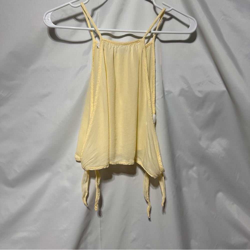 ❤️ 3/$20 ❤️ Don’t Ask Why Sunny Sheer Yellow Women's Top | Made in Italy | O/S